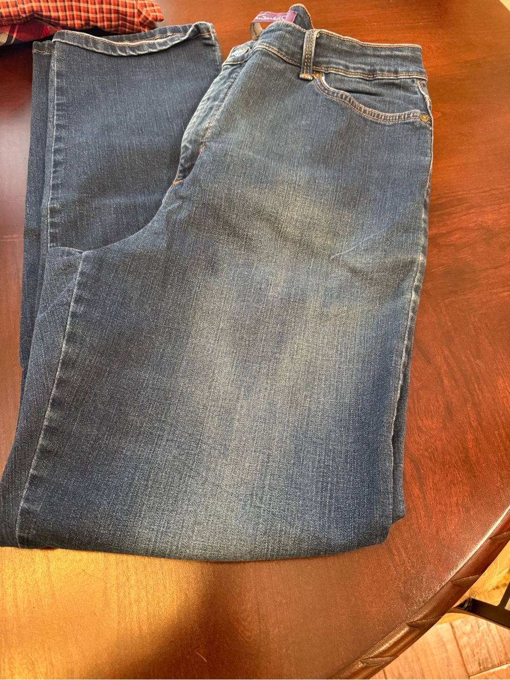 Glory Vanderbilt Amanda 2.0 Slim leg Classic Dark Wash stretch blue Jeans-16/30”